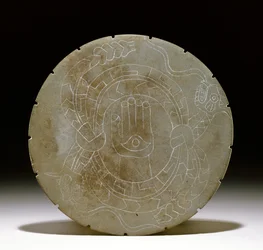 Pierre de palette, Moundville, 1200-1500